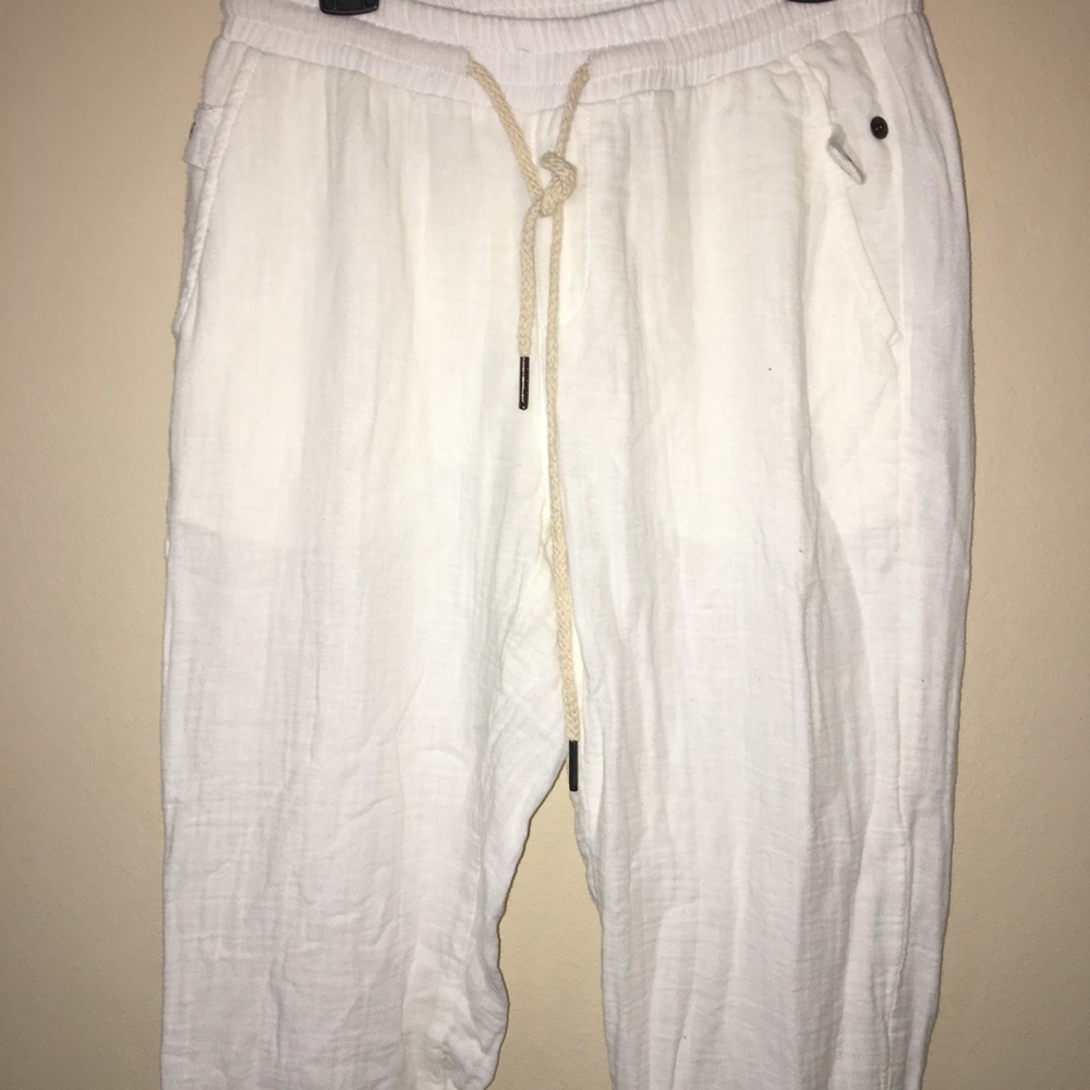 ASOS White Linen Pants